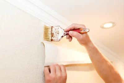 Pose de papier peint à Gibles — revêtements muraux et toiles de verre